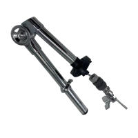 Soporte De Campana De Metal Para Batería Con Pies Elásticos Y Plegables Accesorios De Instrumentos Musicales Ajustable En Altura Triángulo Soporte Resistente - details 4