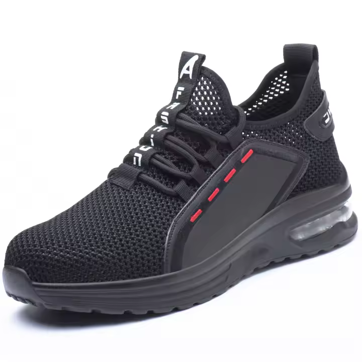 Zapatos De Seguridad Para Hombre Verano Malla Antipinchazos Punta De Acero Transpirables Ligeros Con Inserto De Kevlar Y Tela Superior - 1