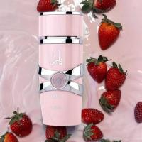Yara Rosa Perfume Árabe, Lattafa Original 100ML - Incluye Atomizador 5ml - Lacosvi Recargable De Perfume Dulce de Frutas Tropicales, Vainilla y Sándalo - Regalo para Mujer - details 3