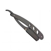 Cuchillo De Afeitar Manual De Acero Inoxidable Para Peluqueros Soporte De Cuchillo De Afeitar Para Afeitar La Cara Y Cortar El Cabello Herramienta De Peluquería Para Hombres - details 4