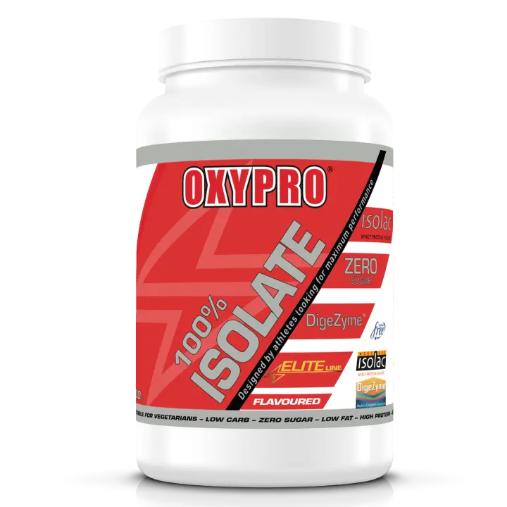 OXYPRO® Nutrition - 100% Isolate ISOLAC® con DigeZyme® 900gr - CHOCOLATE - Proteina Aislada de Suero de Leche - SUGAR FREE - Sin Lactosa - Bajo en Grasas - 1