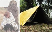 Manta de emergencia de doble cara de Plata Dorada, Manta de Rescate exterior extragrande, Manta Térmica impermeable desmontable de 160x210 cm para senderismo, acampada, supervivencia, botiquín de Primeros Auxilios, manualidades (paquete de 5). - details 1