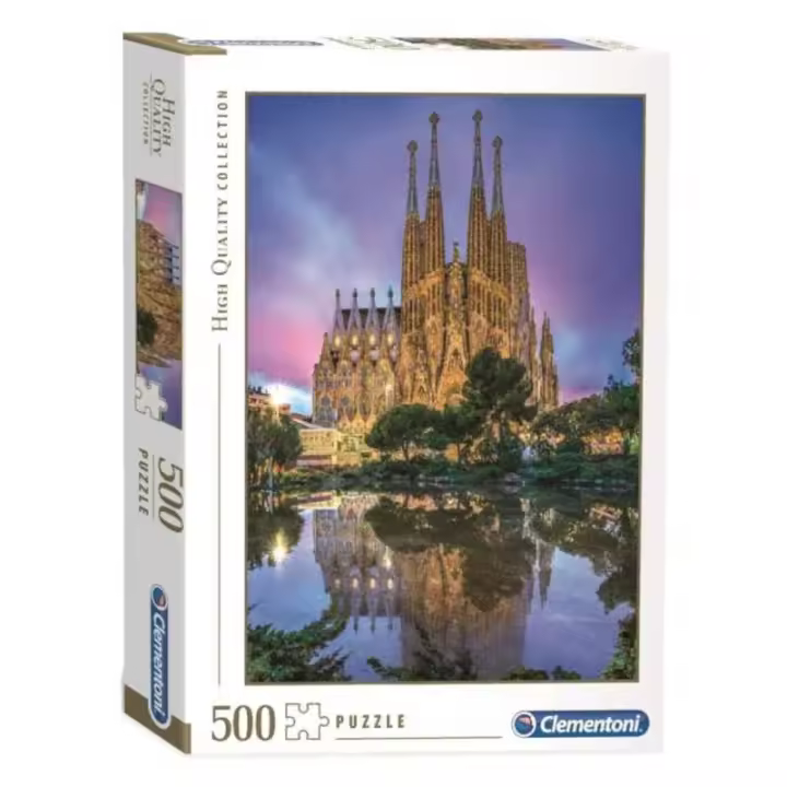 Puzzle 500 piezas Sagrada Familia Barcelona Clementoni - 1