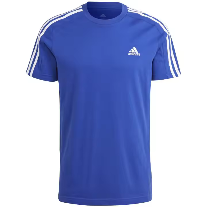Camiseta adidas 3 Stripes Azul Hombre - Elegir Talla - 1