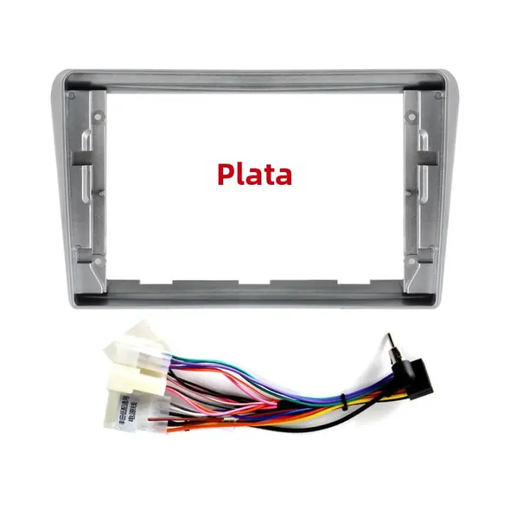 Marco De Radio Para Coche 9 Pulgadas Para Toyota Avensis T25 2002-2008 Kit De Montaje En Tablero Panel Adaptador Para Instalación De Estéreo GPS DVD Player Cubierta Fascia - 1