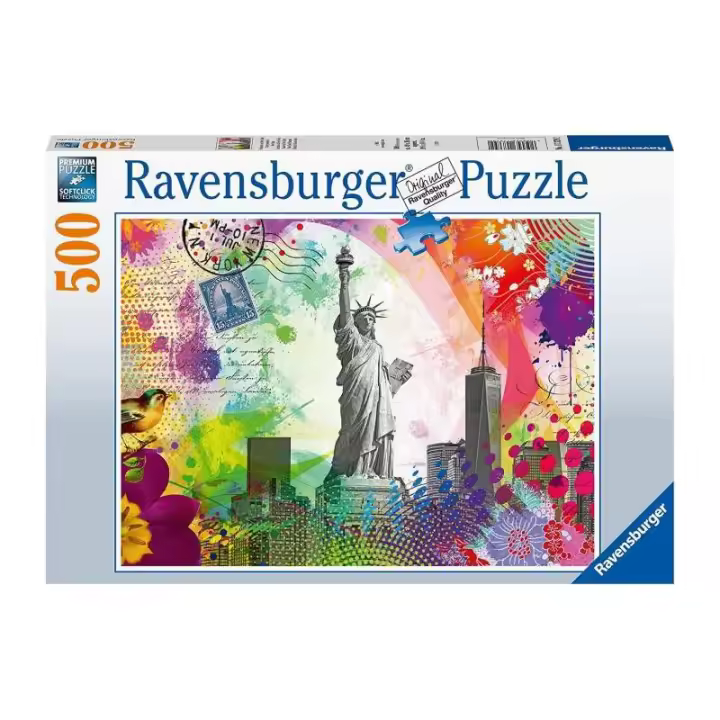 NEW YORK POSTCARD PUZZLE 500 PIEZAS DE RAVENSBURGER - 1