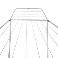 Aicasa - Tendedero con alas Acero, Superficie de tendido de 18m y 20m tendedero plegable y antideslizante, Para interior y exterior, Color Acero - details 5
