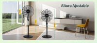 Aigostar Ventilador de Pie Silencioso 10 Aspas Oscilante 75° 3 Velocidades - details 6