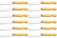 ARCOS Navaja Profesional - Navaja de Cocina (85 mm) - Acero Inoxidable Nitrum® - Mango de Polipropileno (Amarillo) - PACK 12 - details 0