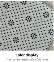 Alfombra De Baño De Espuma De Memoria Deluxe Antideslizante Absorbente Lavable Máquina Versátil Y Elegante Para Decoración Del Baño - details 11