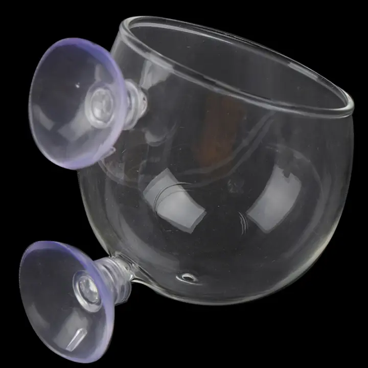 Vaso De Cristal Mini Para Acuario JETTING Planta Acuática Cultivo Cilindro Pot De Agua Ideal Para Pequeños Acuarios - 1