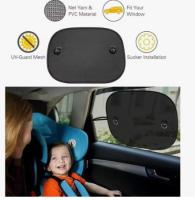 Parasol de Coche Bebe, Bloque UV, 2Pcs (44x36cm) - details 3