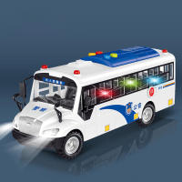 Coche De Policía Simulado Con Luz Y Sonido Juguete De Coche De Arrastre Para Niños Camión De Bomberos De Plástico ABS Regalo Para Niños - details 4