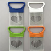 Soporte De Dientes Para Cebolla En Acero Inoxidable Cortador De Alimentos Auxiliar De Cocina Para Verduras Y Tomates - details 6