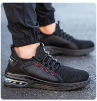 Zapatos De Seguridad Para Hombre Verano Malla Antipinchazos Punta De Acero Transpirables Ligeros Con Inserto De Kevlar Y Tela Superior - details 15