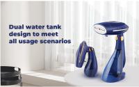 Vaporizador de ropa portátil, dos en uno para Viajes y Uso doméstico, vapor potentio, calor en 10 Segundos. - details 0