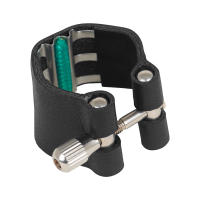 Juego De Accesorios Para Saxofón Tenor ND218: Boquilla + Sombrero + Clip + Regleta + Faja Dental ABS Brillante Magnético Negro Para Instrumentos De Viento - details 3