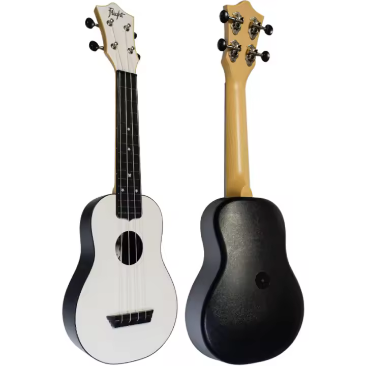 Ukelele Soprano Flight TUS-35WH Travel Blanco - 1