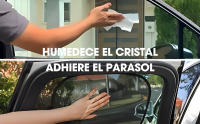 2 Parasol con Ventosas Coche 45x37 – Parasol Lateral Ventana - Tapas Ventanas Traseras Coche mas 1 Almohada Viaje - Parasol Coche Trasero Plegable - Parasol Universal Maxima Proteccion Niños y Bebes - details 3