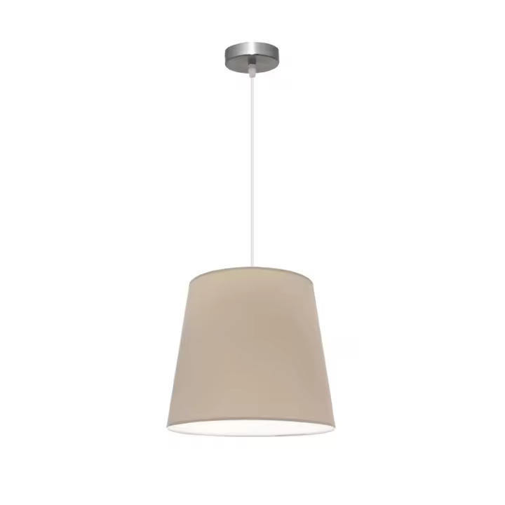 Fabrilamp - Colgante Maldivas 1xe27 Niquel/piedra Regx35x35 Cm - 1