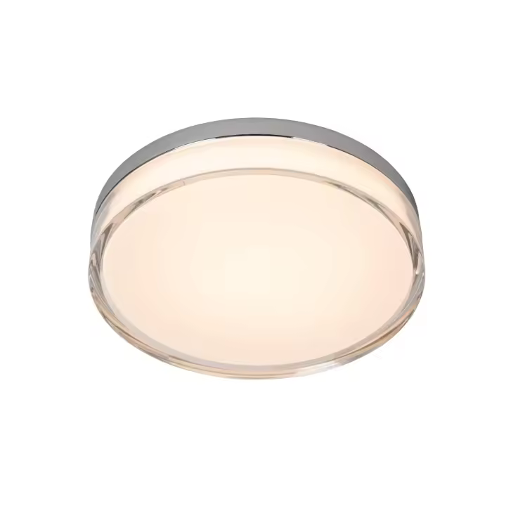 Lucide PLANO - Lámpara de techo Baño - Ø 28 cm - LED Regul. - CCT - 1x16W 2700K/4000K - IP44 - Ópalo - 1