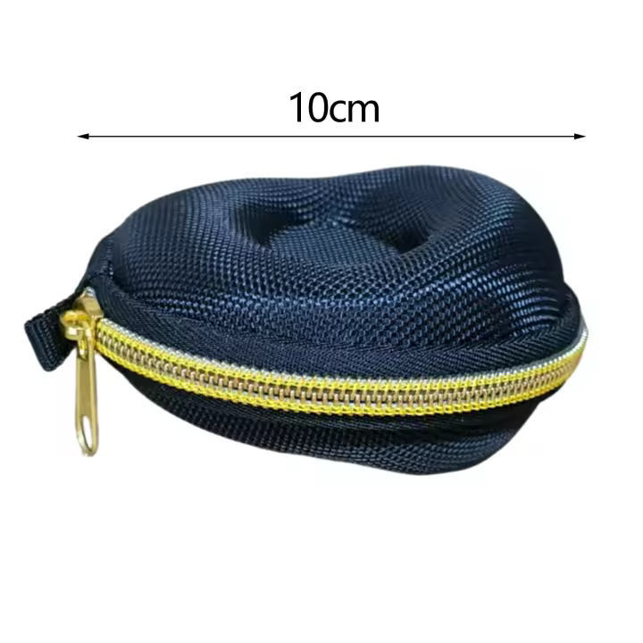 Caja De Viaje Portátil Para Relojes EVA Organizador De Almacenamiento Impermeable Para Relojes Inteligentes Con Cierre De Cremallera Y Material De Cuero Liso - 1