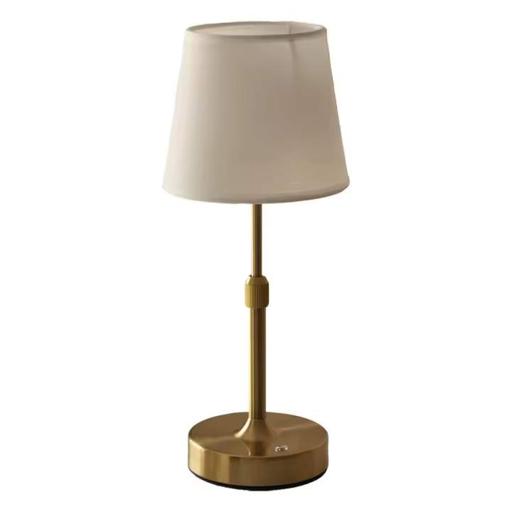 Lámpara De Mesa Recargable Simple Para Barra Y Escritorio Luz Nocturna Sin Cable Para Dormitorio Control De Brillo Con Luz LED Táctil USB - 1