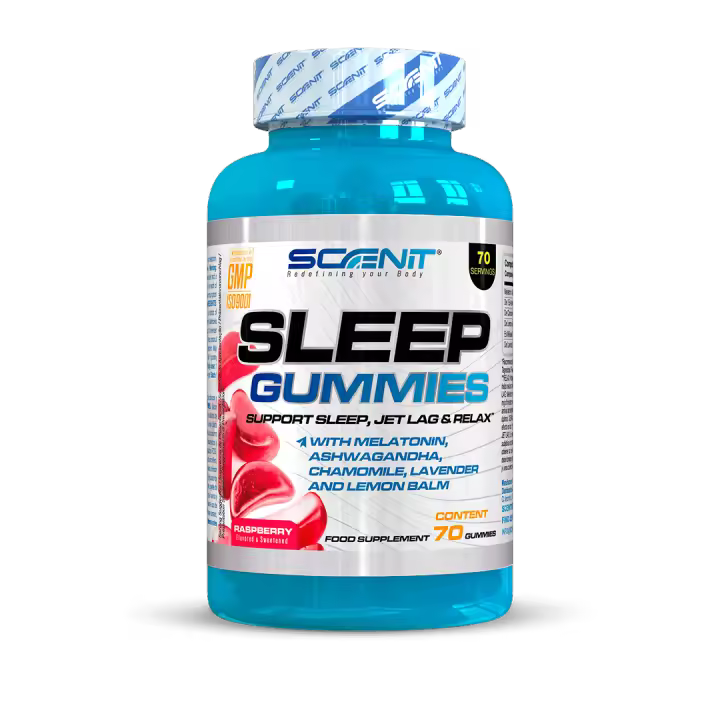 SLEEP Gummies - 70 Gominolas para dormir - 5 ingredientes clave - Con melatonina 1 mg - 1