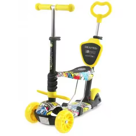 LORELLI Patinete evolutivo con asiento y mango parental DRAXTER PLUS de Lorelli - 1