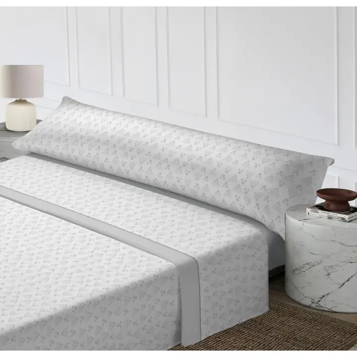 Juego de sábanas ligero, suave, fresco. Juego de Cama 100% Microfibra tacto Satén. Cama de 90,105,135. Primavera, Verano. Dormitorio Elegante, Alegre, Colorido - 1