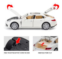 Coche De Deporte Porsche Panamera a Escala 1:24 Con Sonido Y Luz Modelo Metálico De Aleación Juguete De Colección Para Niños - details 6