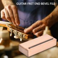Bloque De Esmalte De Radio De Guitarra Herramienta De Banda Para Acero Inoxidable 45 Grados Para Pulido De Fret Fin De Escala Herramienta De Luthier Para Bajo Y Guitarra - details 2