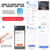 Interruptor Inteligente Tuya ZigBee Botón Escena Controlado Por Batería Compatible Con Smart Life Zigbee Y Alexa Para Automatización Del Hogar - details 9