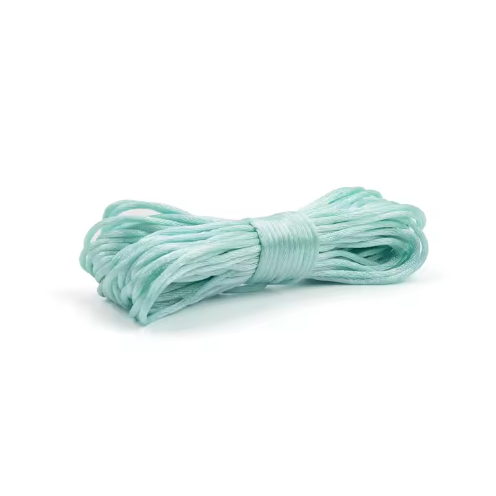 Cadena De Chupete 1.5mm Cuerda De Nylon DIY 50m Para Hacer Collares De Mordedor Hecho a Mano Hilo De Joyería Satinado Con Bolas De Silicona - 1