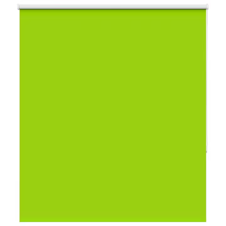 vidaXL Estor Enrollable Opaco hojas verde 135x150cm Tela Ancho 131,6cm - 1