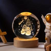 Lámpara De Mesa LED USB Galaxia Saturno 3D Cristal Ball Luz De Ambiente Para Decoración De Habitación Regalo Creativo Para Niños Navidad - details 4