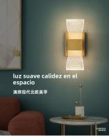 Lámpara De Pared LED De Lujo Nórdica Aluminio Moderna Para Dormitorio Y Sala De Estar Iluminación Decorativa De Fondo - details 3