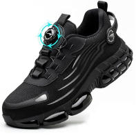 Zapatos de Seguridad para Hombre Mujer Zapatillas Calzado Trabajo Ligeros Comodo Antideslizante with Puntera de Acero 36-48 EU - details 0