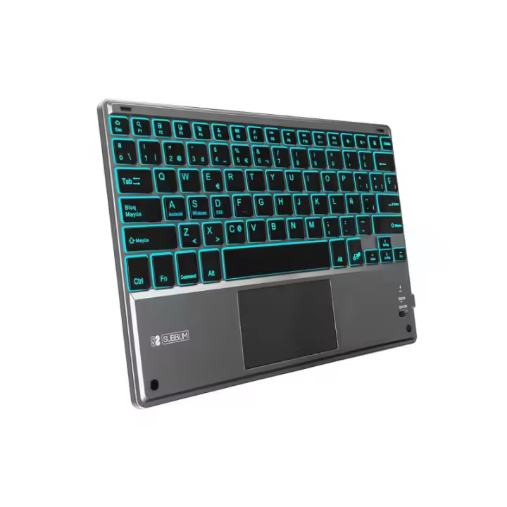 Subblim Smart Backlit Teclado Bluetooth con Touchpad Gris - 1