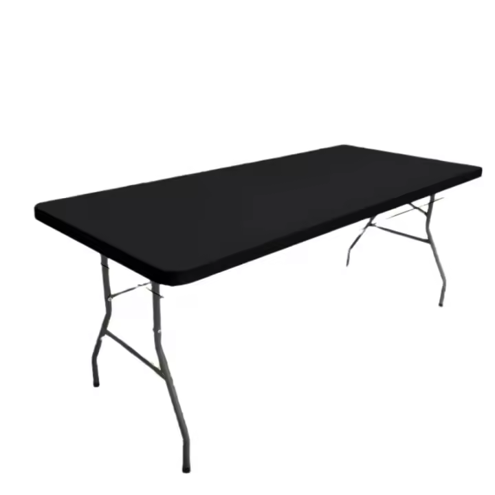 Mantel Impermeable Para Picnic Con Banda Elástica Alrededor Para Fiesta En Casa Boda Banquete Material De Poliéster Tela Rectangular - 1