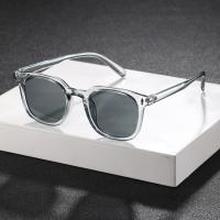 Gafas De Sol Cuadradas De Moda Para Hombre Marco De Plástico Transparente Gris Estilo Callejero Cool Accesorios De Vida Diaria Para Al Aire Libre - details 0