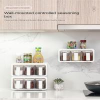 Organizador De Hierbas Para Cocinar Caja De Almacenamiento De Especias Jars De Aromaterapia Contenedor De Pimienta Y Azúcar Estilo Moderno PP - details 16
