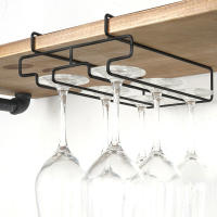 Soporte De Vino Para Armario 304 Acero Inoxidable Rack De Almacenamiento Para Cristales De Vino Adecuado Para Armarios De 0.8 O Menos - details 0