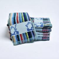 Mercatienda.es Paños de Cocina de Algodón 100% Premium: Bordados con Diseños de Rayas Oscuras y Frutas, Hechos en Portugal - Pack de 6/12 Unidades - details 2