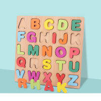 Puzzle De Madera Para Niños Juguete Montessori De Alfabeto Números Y Formas Para Bebés De 1 a 2 3 Años Juego Educativo Temprano - details 6