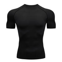 Camiseta De Compresión Para Hombre Fitness Running Deporte Acuático Secado Rápido Camiseta Deportiva Casual Manga Corta Primavera Verano - details 15