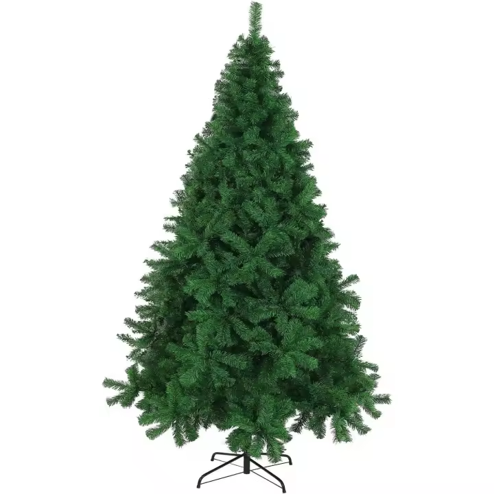 Árbol de Navidad  Artificial Árbol Material PVC Natural Verde con Soporte Metálico150cm - 1