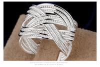 Anillo de Plata Esterlina 925 Diseño Trenzado Interweaved Ideal para Mujeres - details 5