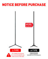 Lámpara De Piso Inteligente RGB 200cm Tuya Control Remoto Por App Luz De Ambiente LED Moderna Decoración De Fiestas - details 1