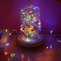 Cadena De Luces LED De Navidad Con 3 Modos Iluminación De Batería Para Decoración De Habitación Bodas Cumpleaños Y Navidad - details 4